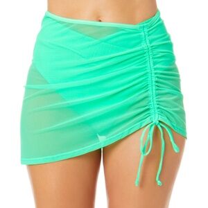 L/ XL Neon Green Swim Skirt